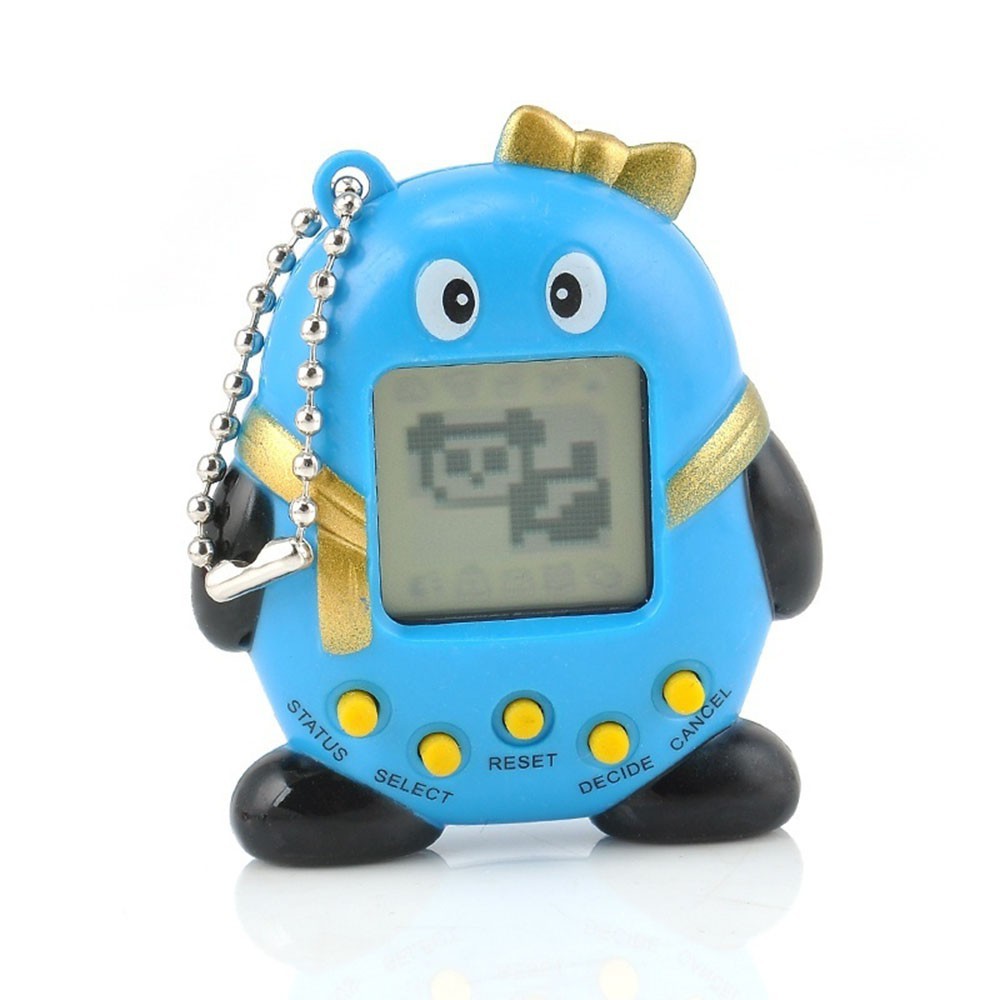 Máy điện tử chơi game nuôi thú ảo hình chim cánh cụt có dây móc cho bé | BigBuy360 - bigbuy360.vn