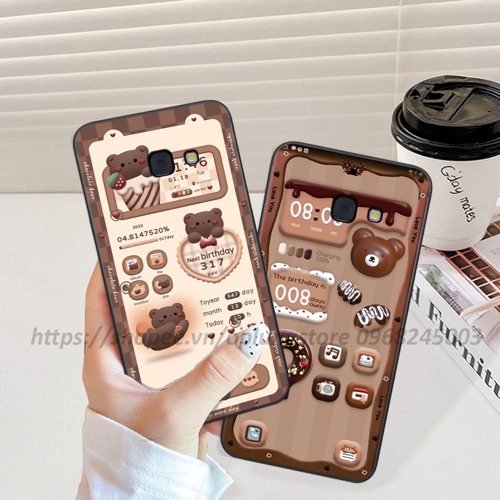 Ốp lưng Samsung A3 2017 / A5 2017 / A7 2017 in hình 3D gấu,thỏ cute dễ thương