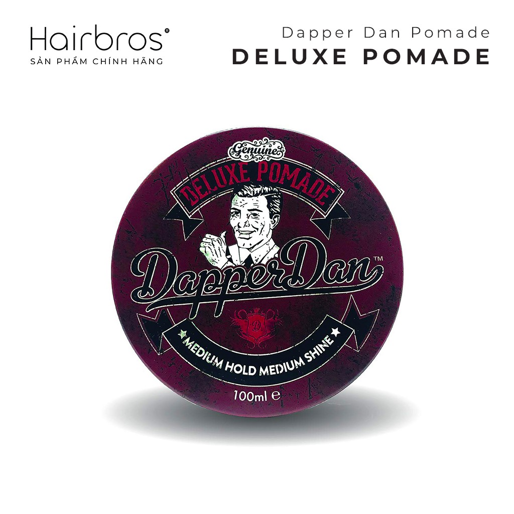 Sáp vuốt tóc Dapper Dan Deluxe Pomade - Water Based Pomade, Gel Pomade - 100gr