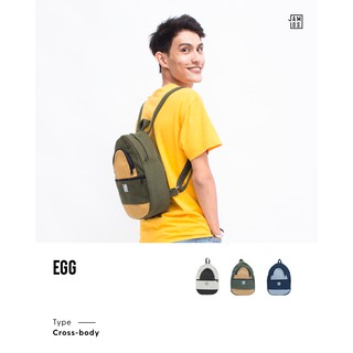 Balo thời trang đa dụng tiện ích vải canvas Egg Jamlos