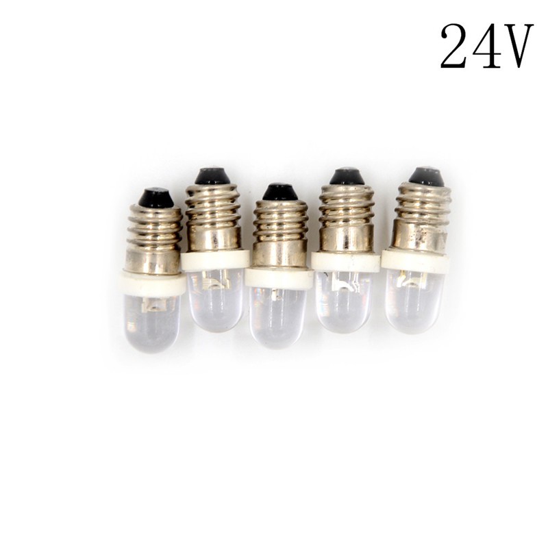Set 5 bóng đèn LED E10 công suất thấp thiết kế chuyên dụng