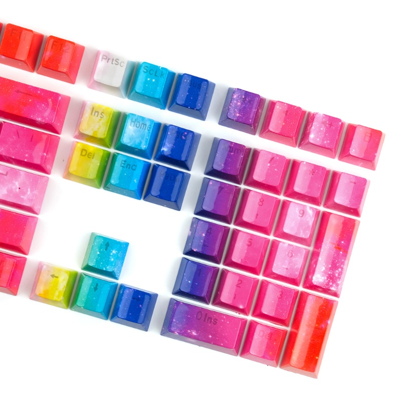 Bộ 108 Phím Pbt Oem Màu Cầu Vồng Cho Bàn Phím Cơ | BigBuy360 - bigbuy360.vn