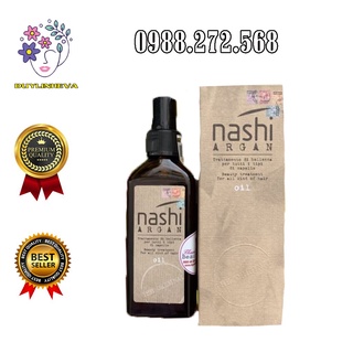 Tinh dầu dưỡng tóc nashi argan oil phục hồi tóc hư tổn 100ml