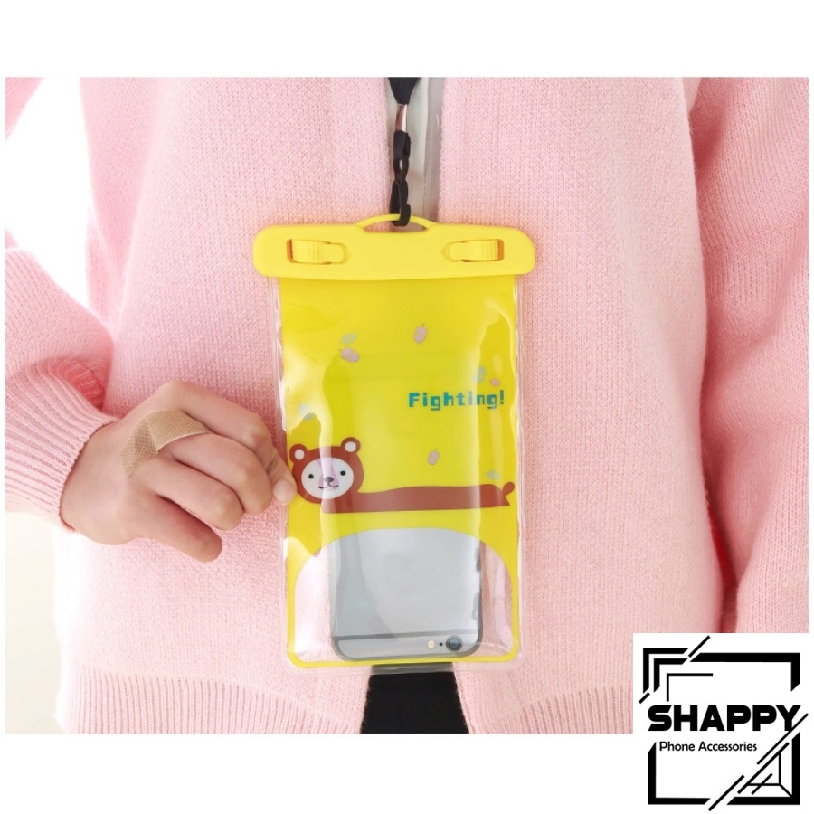 Túi Chống Nước Cho Điện Thoại Siêu Dễ Thương - Có Dây Đeo Kèm Theo [Shappy Shop]