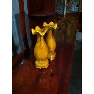 CẶP LỤC BÌNH GỖ MÍT CAO 30CM X 10CM TỲ BÀ