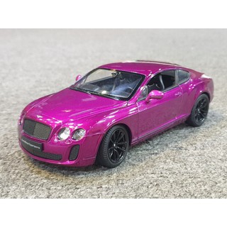 Xe Mô Hình Bentley Continental 1:24 Welly ( Tím )
