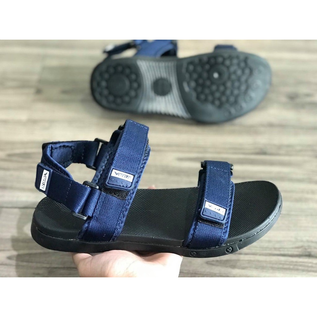 [Free Ship] Giày Sandal Nam Vento Việt Nam Xuất Khẩu Nhật Có Thể Tháo Quai Làm Dép - NV5616 ĐEN ĐẾ ĐEN