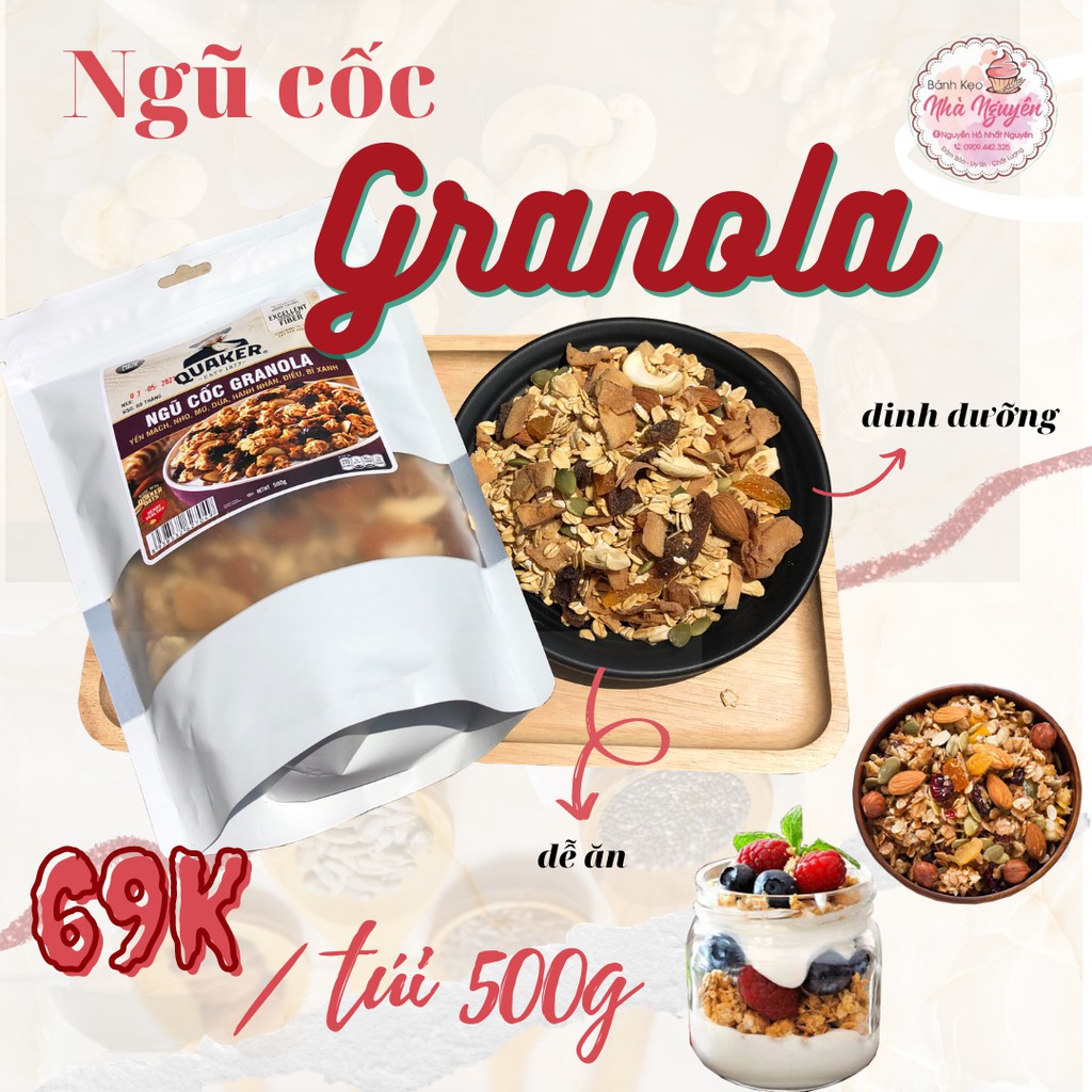 NGŨ CỐC GRANOLA 500g