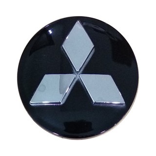 Logo chụp mâm bánh xe Ô tô dùng cho xe Mitsubishi Xpander, Grandis, Pajero Port, Triton, Outlander, Zinger, Jolie