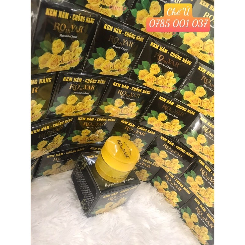 Kem Nám Vàng-Chống Nắng VIP 25G Romiyar