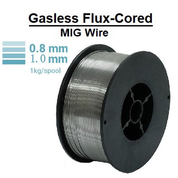 1Kg Cuộn Dây Hàn MIG Sắt Lõi Thuốc 0.8 1.0mm  cho Máy Hàn MIG