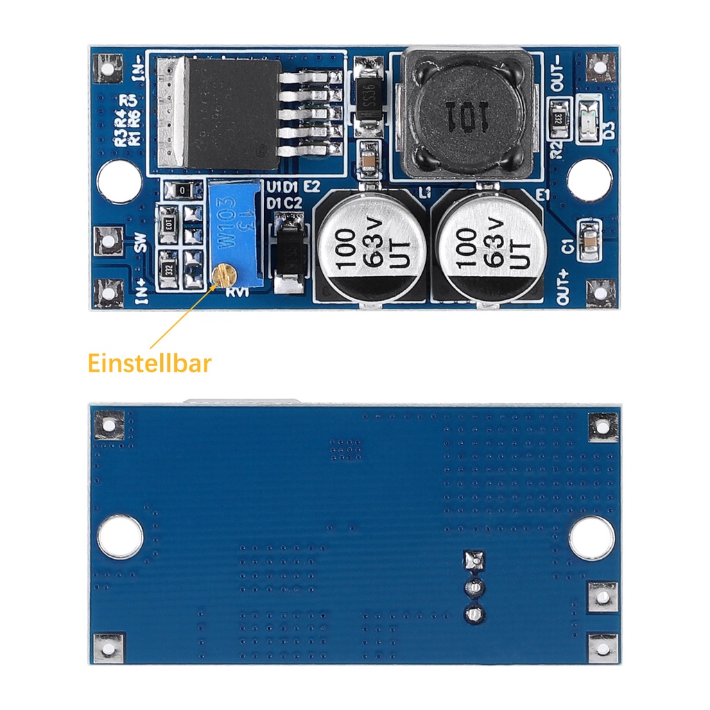 DC-DC LM2596HV Buck Converter 5V-60V to 1 25V-26V Step-down Power Module 48V to 3V/5V/12V Voltage Regulator