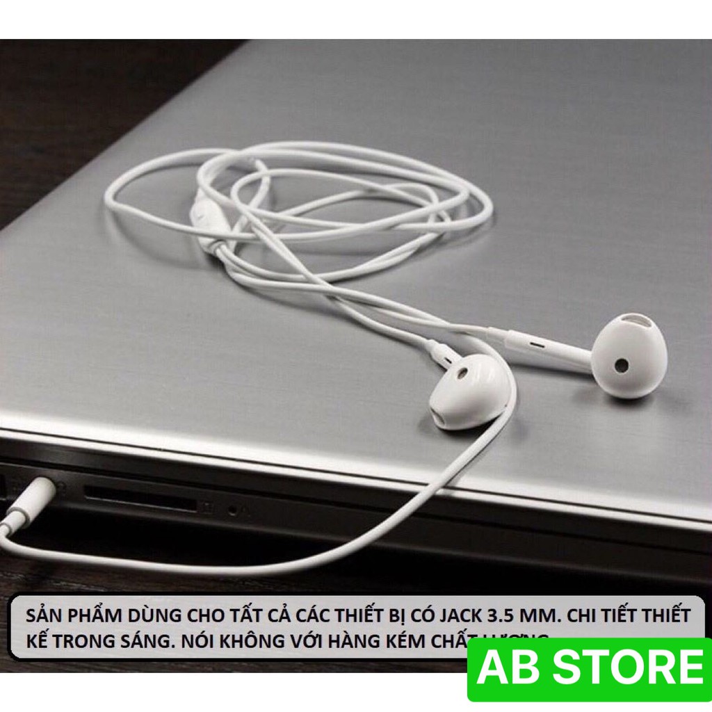 Tai nghe theo chuẩn Apple cho iphone/ipad/ipod jack 3.5mm - AB STORE