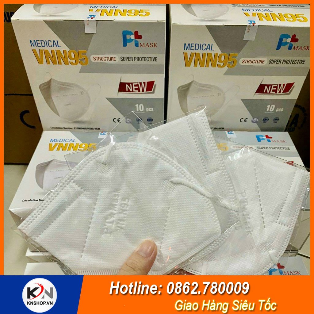 1 Thùng Khẩu Trang N95 - VNN95 PT Mask Phương Tuyến 5 Lớp Pro Không Van
