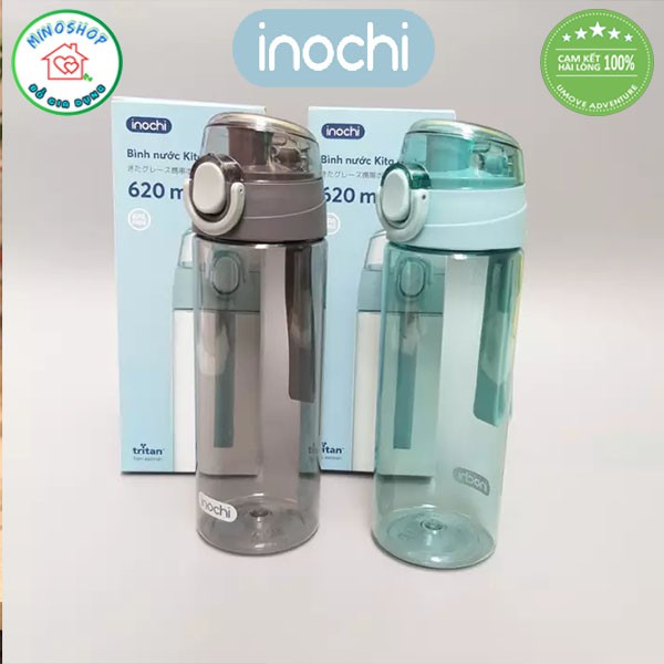 Bình Nước Kita Grace 620ml Tiện Lợi Mang Nước Đi Học, Đi Làm - Bình Đựng Nước Khi Đi Tập Gym, Thể Dục, Thể Thao