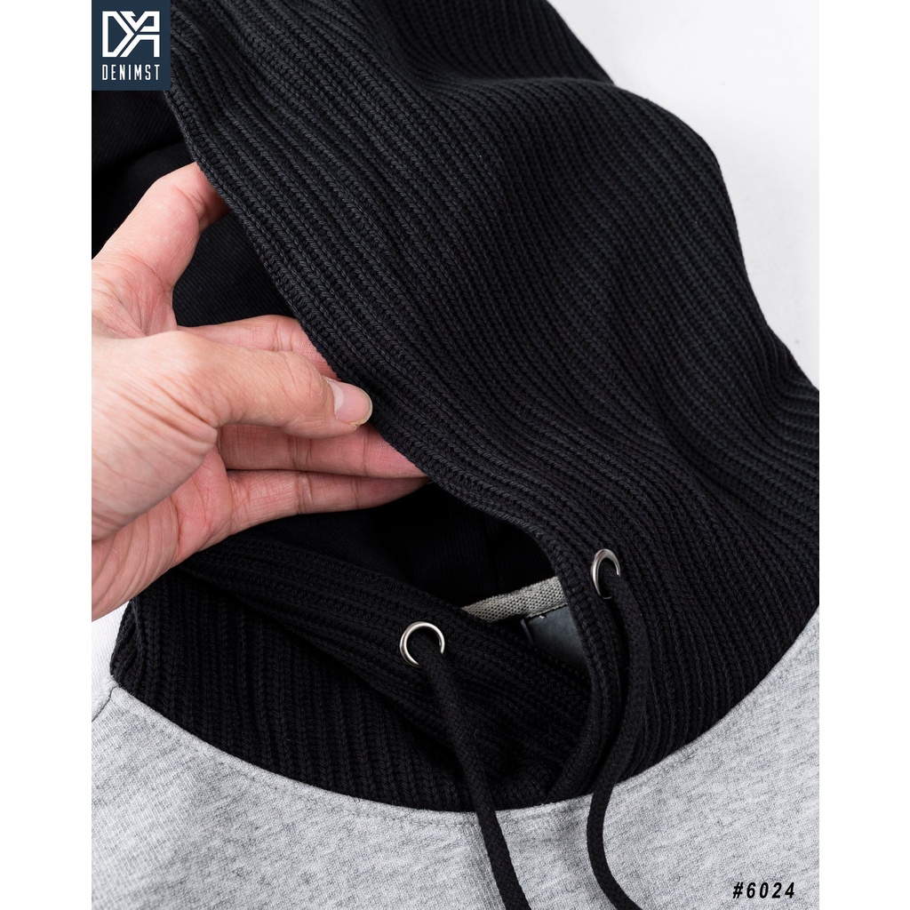 Áo Hoodie Nam INTER DENIMST 6024 Chất Liệu Nỉ Da Cá, Dáng Suông