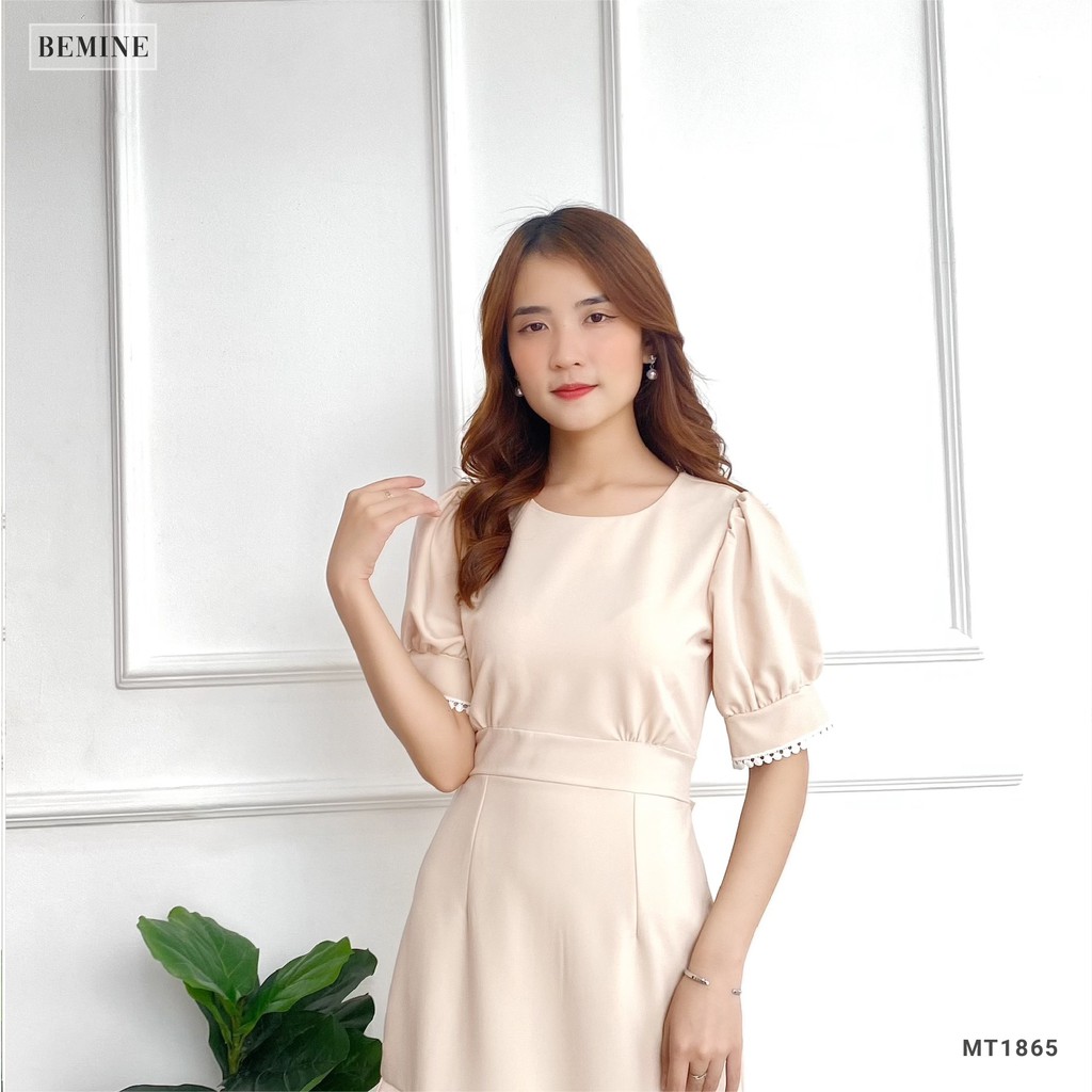 [Mã WABRWA15 giảm 15% đơn 300K] Đầm đuôi cá 2 tầng cột eo BEMINE MT1865DA | BigBuy360 - bigbuy360.vn