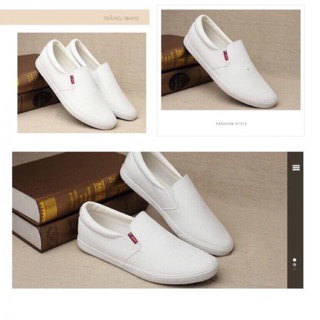 Giày lười slipon Levo da trơn