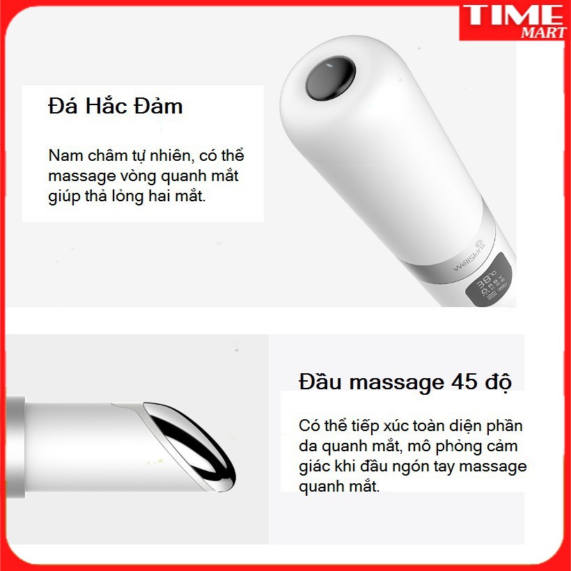 [ CHÍNH HÃNG] Máy Massage Mắt Xiaomi KONKA Giúp Thư Giãn, Giảm Nhăn, Mờ Bọng Mắt [ TIME_MART Siêu Thị tiện ích gia đình]