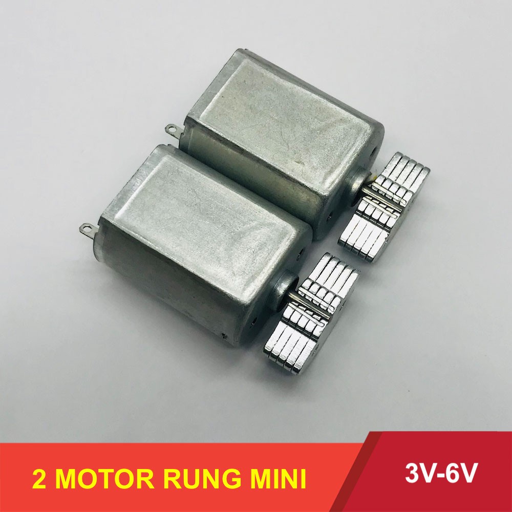 2 cái motor rung mini 3V - 6V motor 130 rung rất mạnh - LK0216