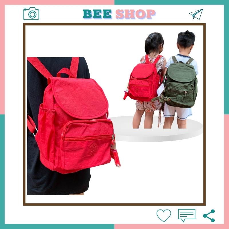 Balo nữ Kipling 1808, dùng đi học, đi chơi dành cho các bạn nhỏ tiểu học, chất vải trống nước,nhiều ngăn đựng đồ.