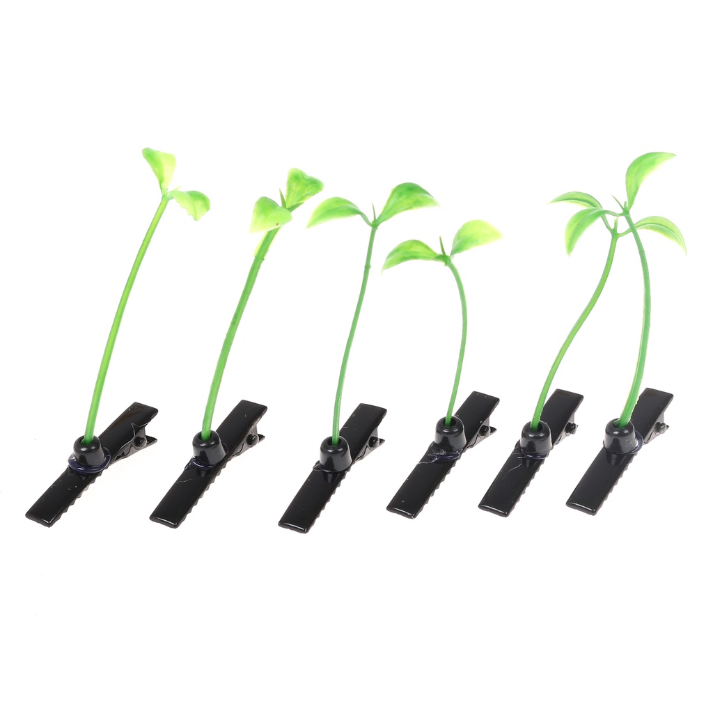 Set 4 chiếc kẹp tóc hình cây đậu cực đáng yêu lạ mắt