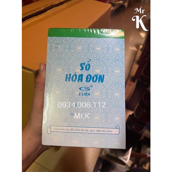 LỐC 10 QUYỂN HOÁ ĐƠN 2 LIÊN 50 BỘ MK ĐẾ LÓT