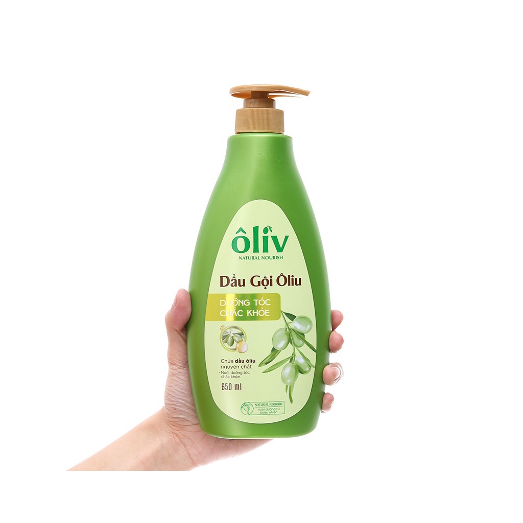  dầu gội đầu tinh dầu ôliu dưỡng tóc bồng bềnh ôliv 650ml