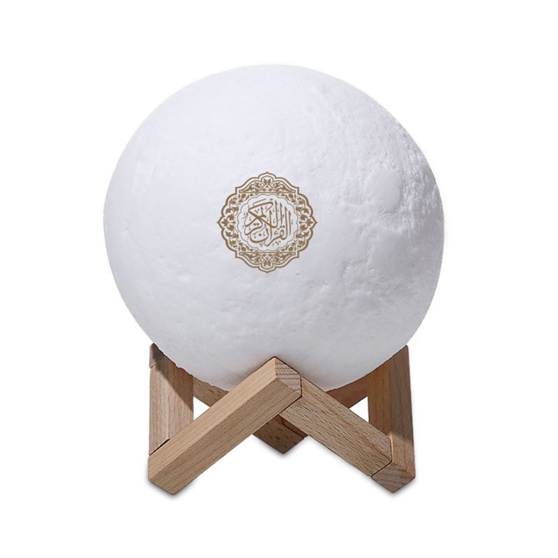 Star✨ Quran Bluetooth Speakers Remote Control LED Nigt Moon Lamp Quran Speaker