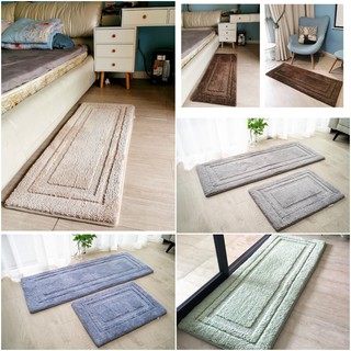 Thảm chùi chân chống trơn trượt phòng khách phòng ngủ nhà tắm có 2 kích thước 40x60cm và 40x120cm
