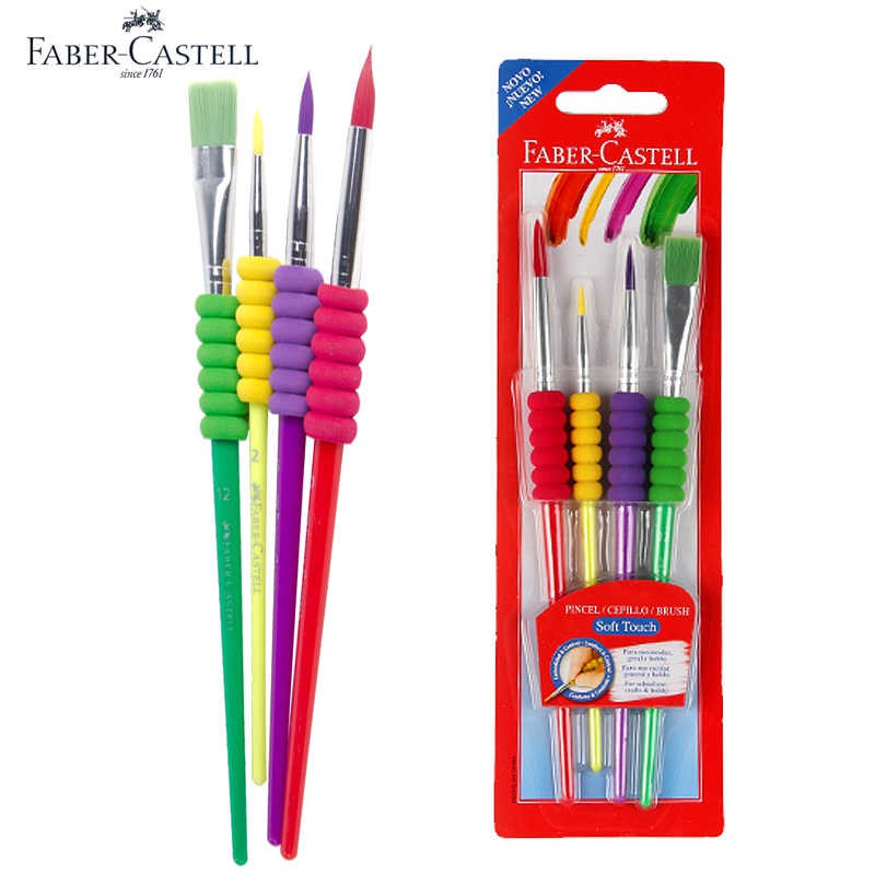Cọ Vẽ Màu Nước/ Acrylic Faber-Castell Brush Soft Grip