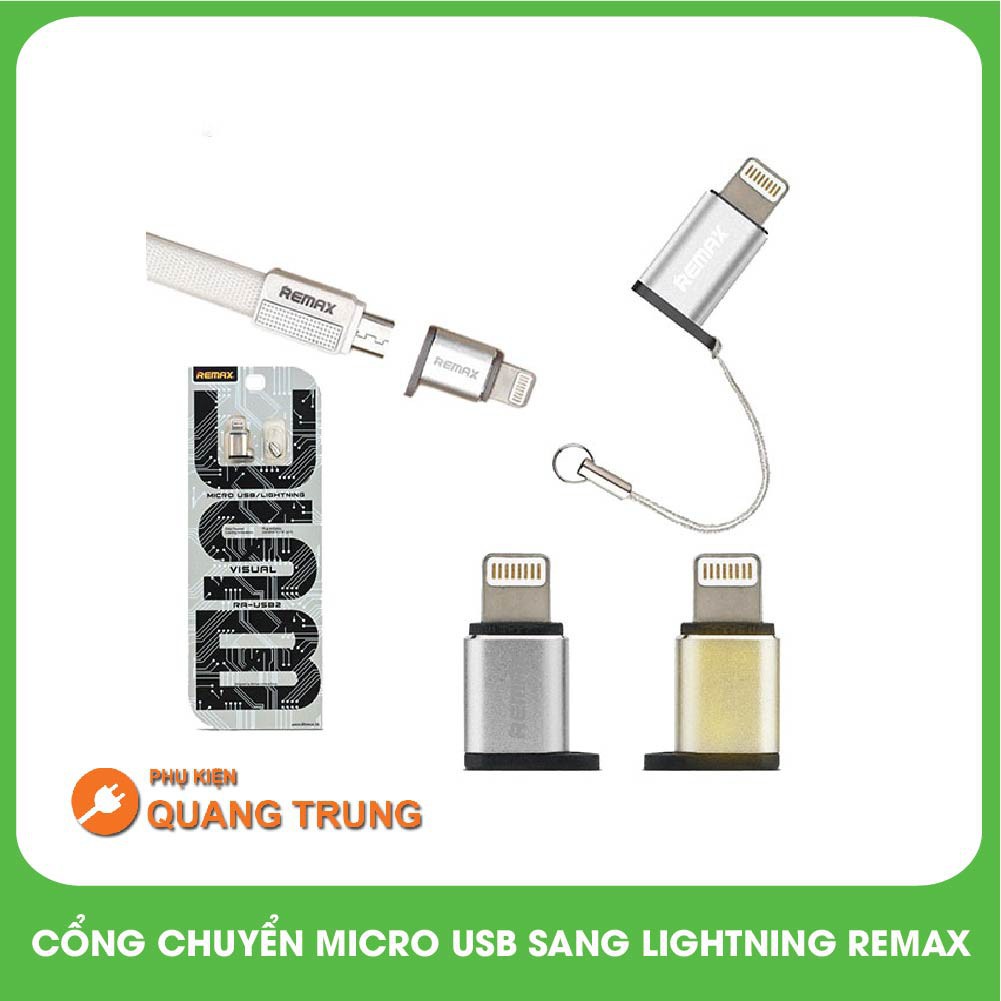 Cổng chuyển micro usb sang lightning-REMAX