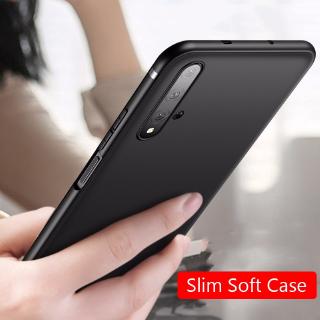 Ốp điện thoại mềm màu đen cho Huawei Nova 5T 5i 5 Pro 4 3i 3 2i 2s 2 plus P20 P30 Lite