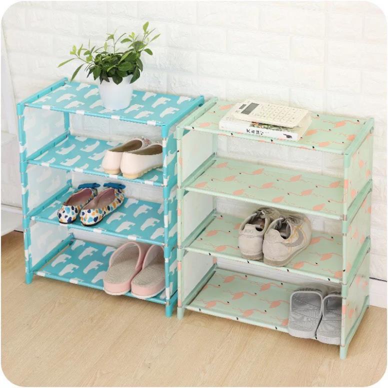 Kệ Để Giày Dép 4 Tầng Hoa Văn.