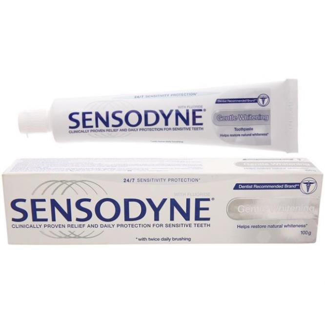 Kem đánh răng Sensodyne Gentle Whitening 100G - Made in Thailan