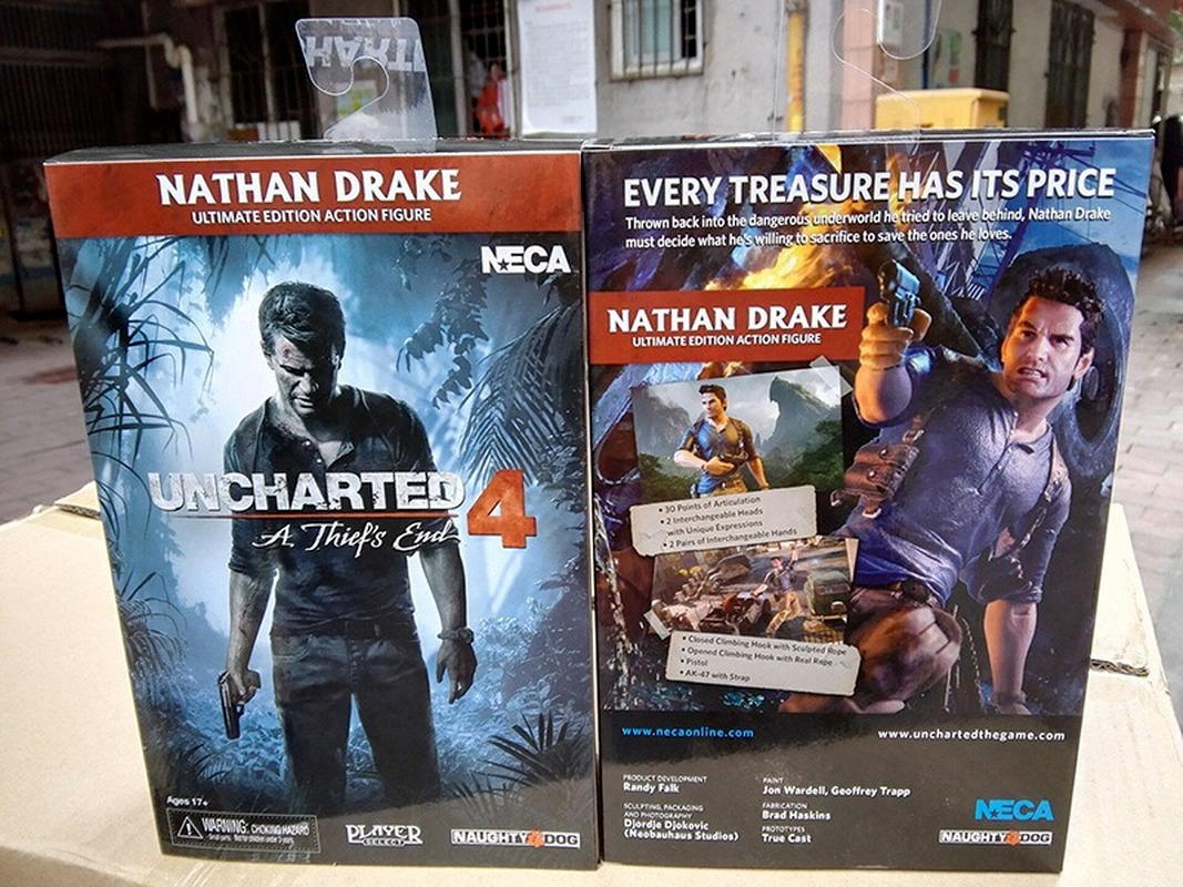 Neca Mô Hình Nhân Vật Phim Nathan Drake Uncharted 4 Chân Thật