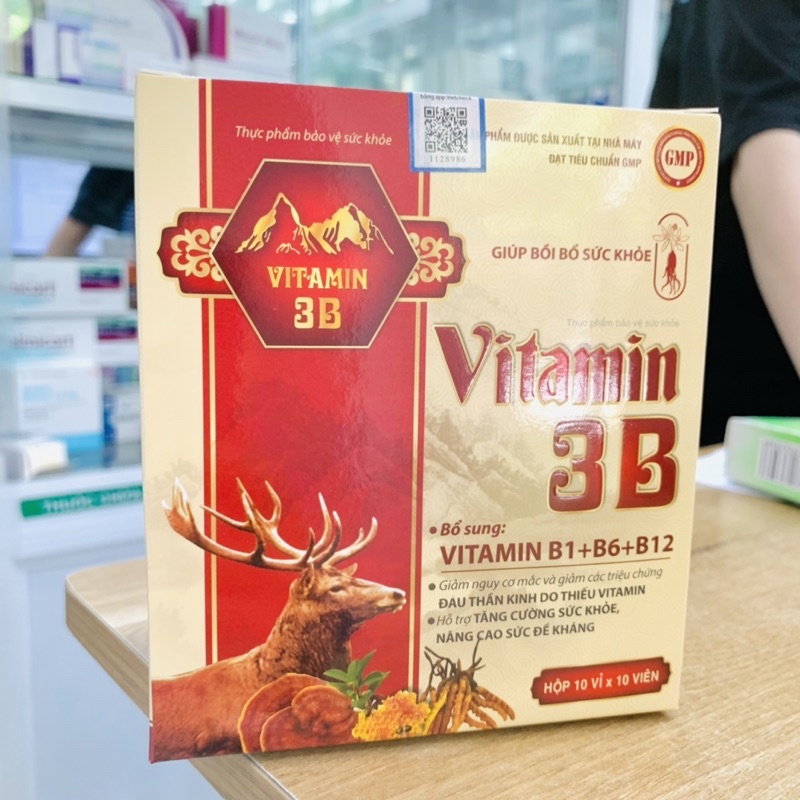 Vitamin 3B Plus – Hỗ trợ tăng cường sức khỏe, giúp hấp thu dinh dưỡng, kích thích ăn ngon (Hộp 100 viên)