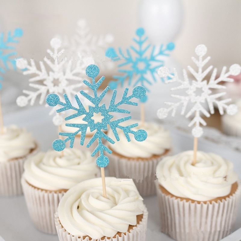 10 Túi Giấy Đựng Bánh Cupcake Trang Trí Giáng Sinh, Sinh Nhật, Tiệc Cưới, Giáng Sinh
