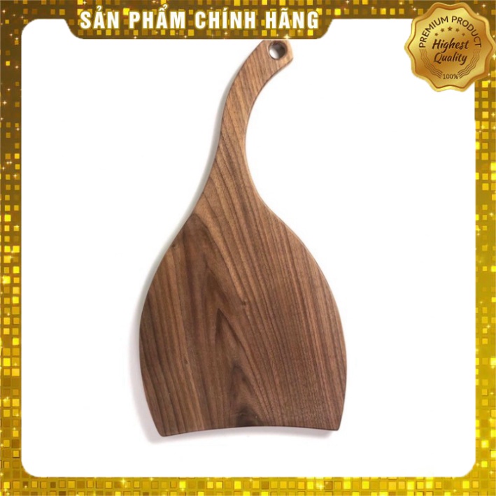 SALE OFF Khay thớt gỗ óc chó có tay cầm Decor/ Sử dụng gia đình
