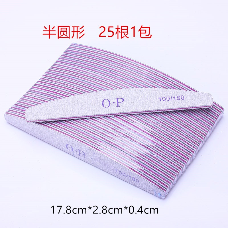 Dũa Móng Tay Hai Mặt Màu Xám Chống Mài Mòn