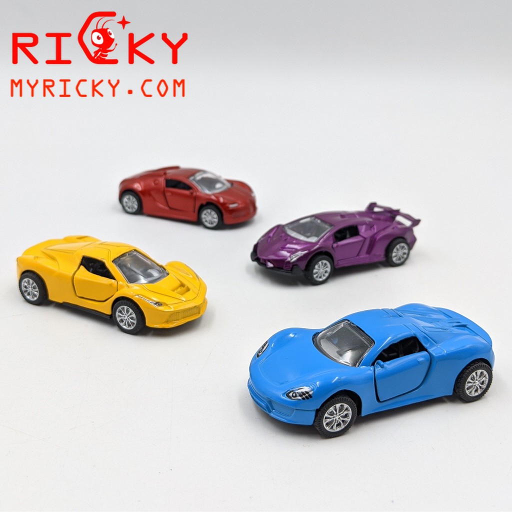 4 IN 1 Bộ xe sắt đóng mở cửa Alloy Models