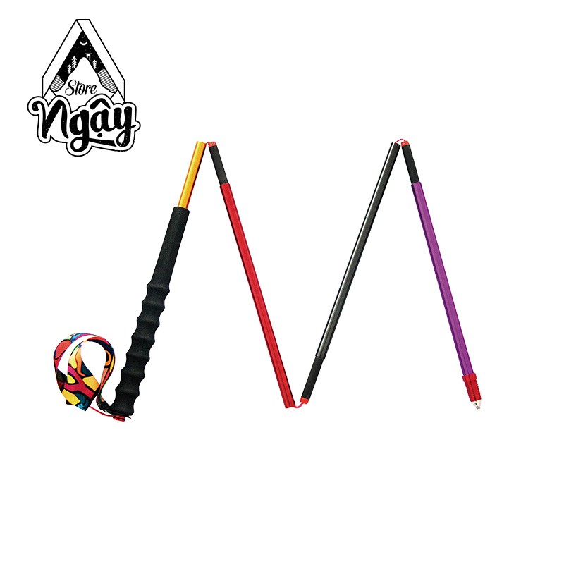 [HÀNG CHÍNH HÃNG] Gậy chạy trail hợp kim nhôm Zenone Z1901