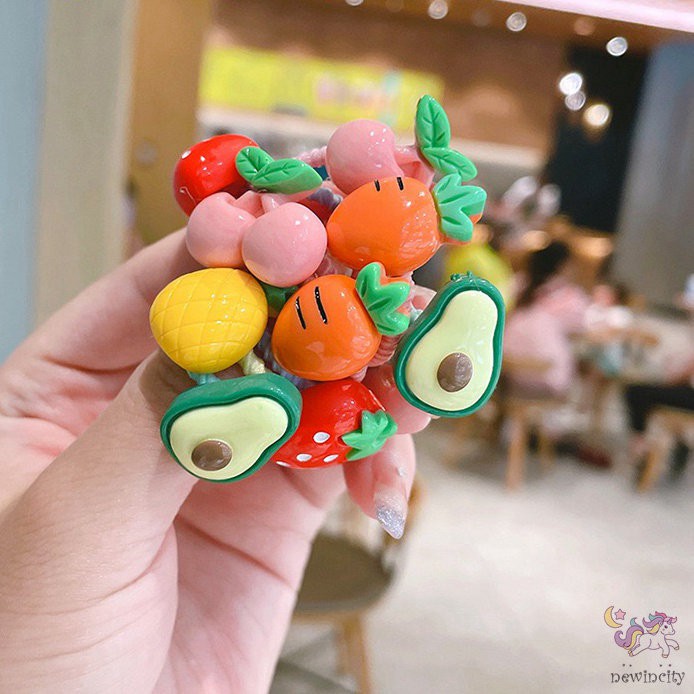 Dây Cột Tóc Nhiều Kiểu Dáng Màu Sắc Ngọt Ngào Đáng Yêu Cho Bé Gái