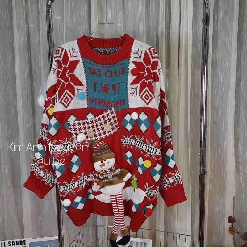 Áo len noel hàng QC cao cấp