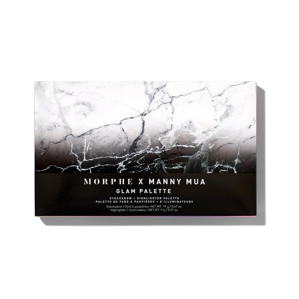 Morphe x Manny Mua - Bảng phấn mắt và highlight 16 ô Glam Palette