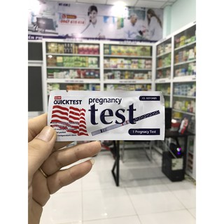 Que Thử Thai - Phát hiện thai sớm ( Que Quick Strip Lá Cờ )