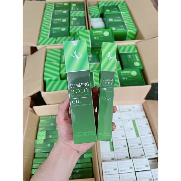 Tinh dầu Slimming body ủ nóng thải mỡ, tan mỡ bụng, đùi, tay