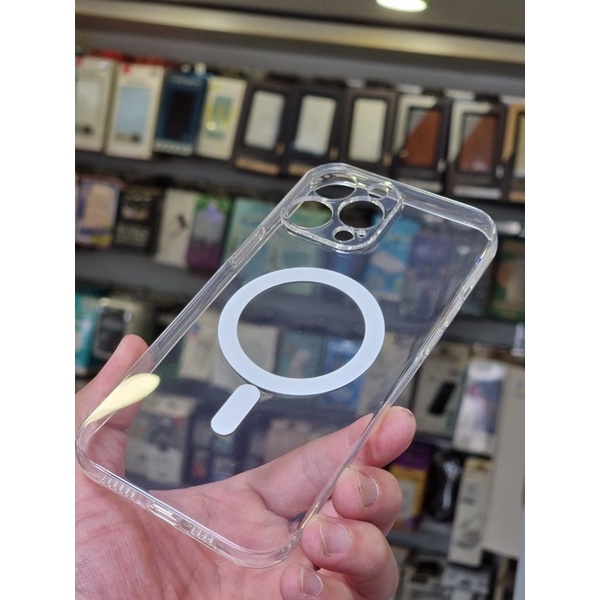 Ốp Lưng Dẻo Viền Màu Có Hỗ Trợ Sạc Không Dây MagSafe Iphone 14,14 Pro,14 Pro Max,13 Pro,13 Pro Max,12 Pro Max Hãng KST