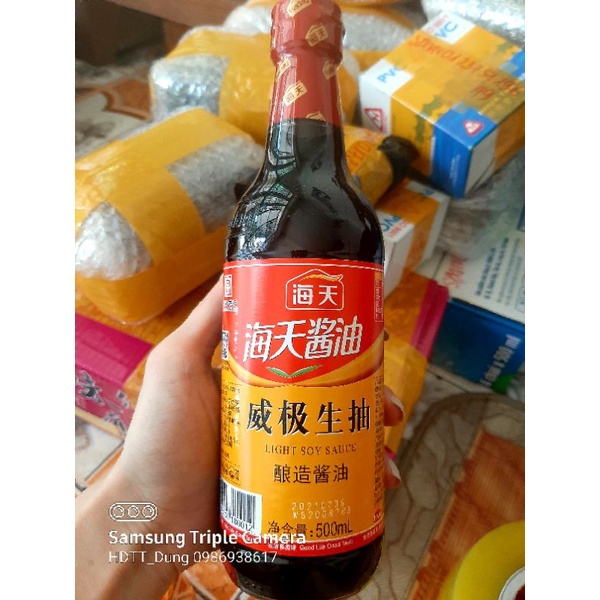 Hắc xì dầu[xì dầu đen] 500ml_Gia vị trung quốc