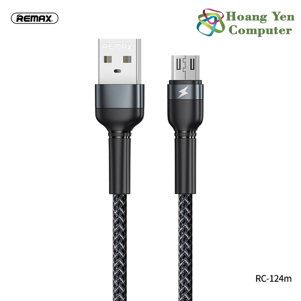 Cáp Sạc Nhanh MICRO USB Remax RC-124M  - BH 3 tháng 1 đổi 1
